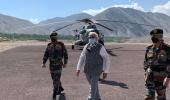 Modi pays surprise visit to Leh with CDS, Army chief