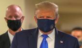 Trump wears face mask in public for 1st time