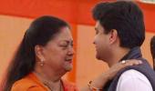 Good to be on same team: Raje welcomes newphew to BJP