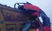 Four killed as bus carrying migrants hits truck in Maharashtra