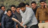 BJP's Manoj Tiwari goes to Haryana for playing cricket