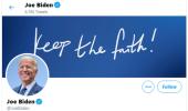 'President-Elect': Biden changes his Twitter profile