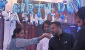 Tejashwi marks quiet birthday before Bihar results