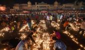 Ayodhya lights up for Ram's 'homecoming'; sets record