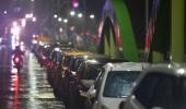 Nivar: Cars parked on flyover to avoid 2015 repeat