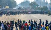 Farmers-police showdown near Delhi border over march