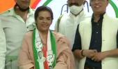 Bihar polls: Sharad Yadav's daughter joins Congress