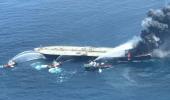 India, SL battle fire on board oil tanker, 1 crew dead