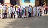 UP panchayat polls: Thousands vote amid COVID surge