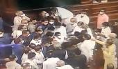 SEE: Oppn MPs jostling with marshals in RS