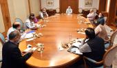 Modi chairs CCS meeting; NSA, FS, envoy present