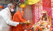 PHOTOS: Prez visits Ayodhya temple construction site