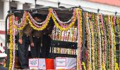 SEE: Locals shower petals on Gen Rawat's remains