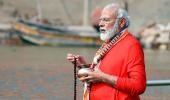 SEE: Modi takes a holy dip in Ganga at Varanasi