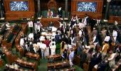 Parl adjourned over Lakhimpur, MPs' suspension