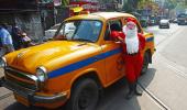 Is Santa Taking A Taxi?