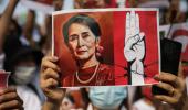 India says 'disturbed' over jail sentence for Suu Kyi