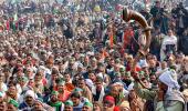 Thousands of farmers attend mahapanchayat in UP