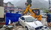 Dharamshala: Cars, bldgs swept away in flash floods