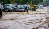 Incessant rains pound Delhi causing traffic snarls