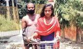 1 yr after 1,200 km journey, 'Cycle girl' loses father