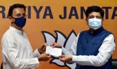 Cong leader Jitin Prasada joins BJP ahead of UP polls