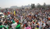 Farmers block highway as protest completes 100 days