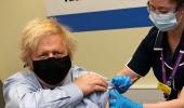 UK's Boris Johnson takes first jab of COVID-19 vaccine