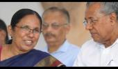 Is Pinarayi jealous of Shailaja's popularity?