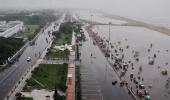 PIX: Downpour batters Chennai, flood alert sounded