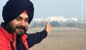 What was Sidhu doing at India-Pak border?