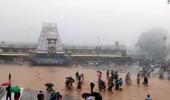 Tirumala witnesses flooding as rains lash Tirupati