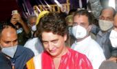 Priyanka released, joins Rahul to go to Lakhimpur