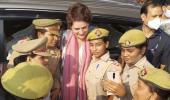 UP women cops face action for selfie with me: Priyanka