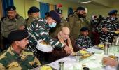 Amit Shah spends night at CRPF camp in Pulwama