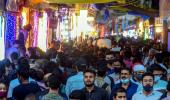 Huge Diwali rush at Delhi markets raises Covid fears