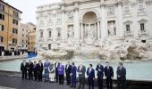 Modi, G20 leaders visit iconic Trevi Fountain in Rome