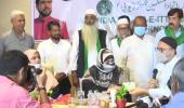 Owaisi inducts Atiq Ahmad into AIMIM, targets BJP