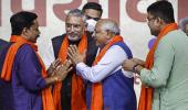 Sacked Gujarat ministers maintain silence of the lambs