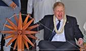 What did Boris Johnson do in Gujarat?