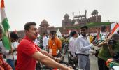 India@75: Union ministers, MPs take out bike rally