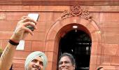 Bhajji Takes A Selfie With P T Usha