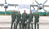 5-women naval aircrew creates history over Arabian Sea