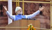 In I-Day speech, Modi lists 5 pledges for next 25 yrs