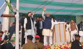 Nitish-Tejashwi hold rally 4 months after forming govt