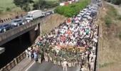 Protest near Maha-K'taka border as dispute simmers