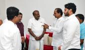 Kumaraswamy, son in JD-S's first list for K'taka polls