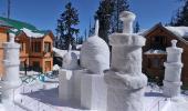 Snow Taj Mahal in Gulmarg