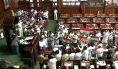 Bedlam in Karnataka assembly over 'insult to flag'