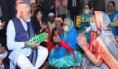 SEE: Modi sings bhajans at Ravidas temple